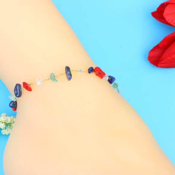 Elegant Handmade Anklet – Perfect for Women & Girls | Ideal Gift Option, DYC1310 - Picture 1 of 7